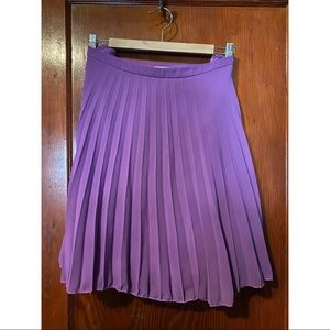 Pleated Mini Skirt